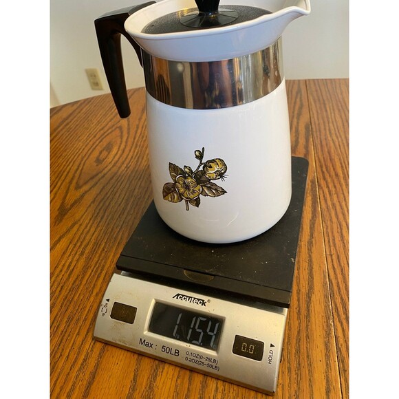 RARE Corning Ware Natures Bounty Brew n Serve 8 cup Coffee Tea Pot - Picture 11 of 11